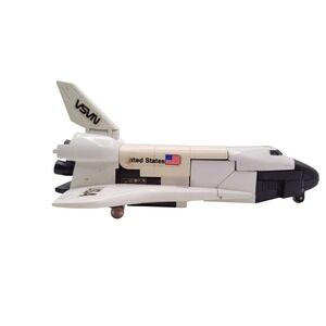 VTG 1985 Bandai Super GoBots Spay-C NASA Space Shuttle 7" Robot Toy As Is 1980s